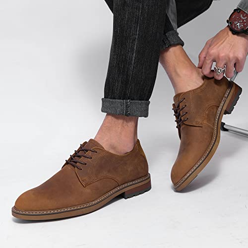 Image of Arkbird Mens Dress Shoes, Lace Up Leather Oxford