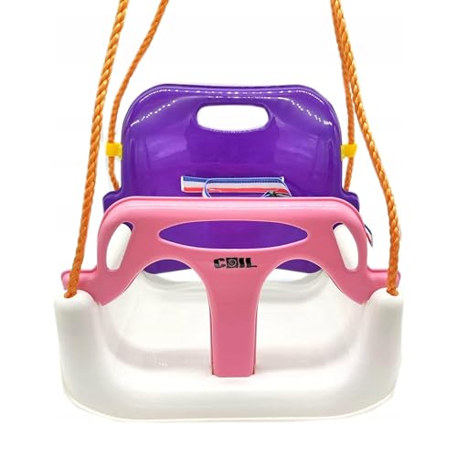 COIL Kinderschaukel Babyschaukel Outdoor 3-in-1 Schaukel Baby Verstellbarer...