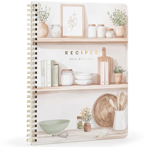 Image of Aesthetic Recipe Book for 100+ Cherished Meals - Blank Cookbook to Write In