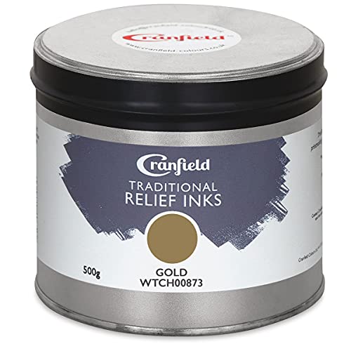 Cranfield Traditional Relief Ink - Gold, 500 g