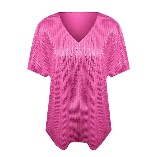 Hauts à paillettes pour femme fluides contre l'inconfort des tenues de fête