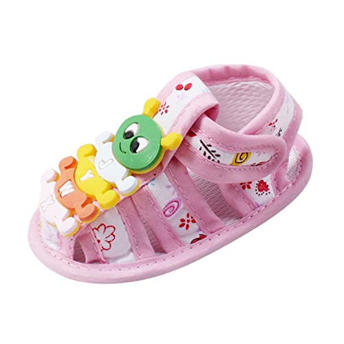 Bebé Lindo Cartoon Zapatos recién Nacidos Zapatos Sneaker Chica Nonslip Infant Walking Shoes Boy Flat Shoes Vestidos Zapatos Sandalias Niño (B, 20) Cover