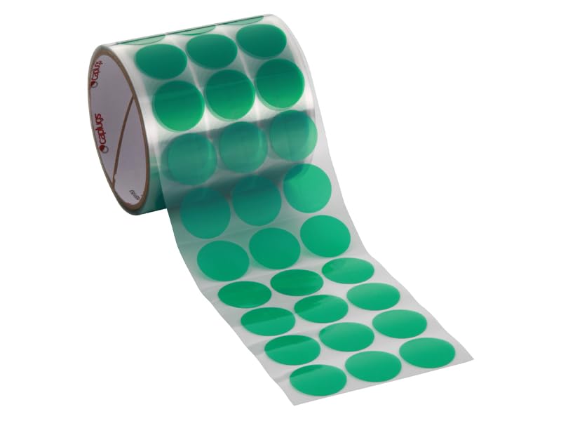 Caplugs PC02750 PC-SH Series - Powder Peel Green Discs, Squares, and Rectangles - Powder Coating, E-Coating, Anodizing, Green Polyester, Circle, 2-3/4