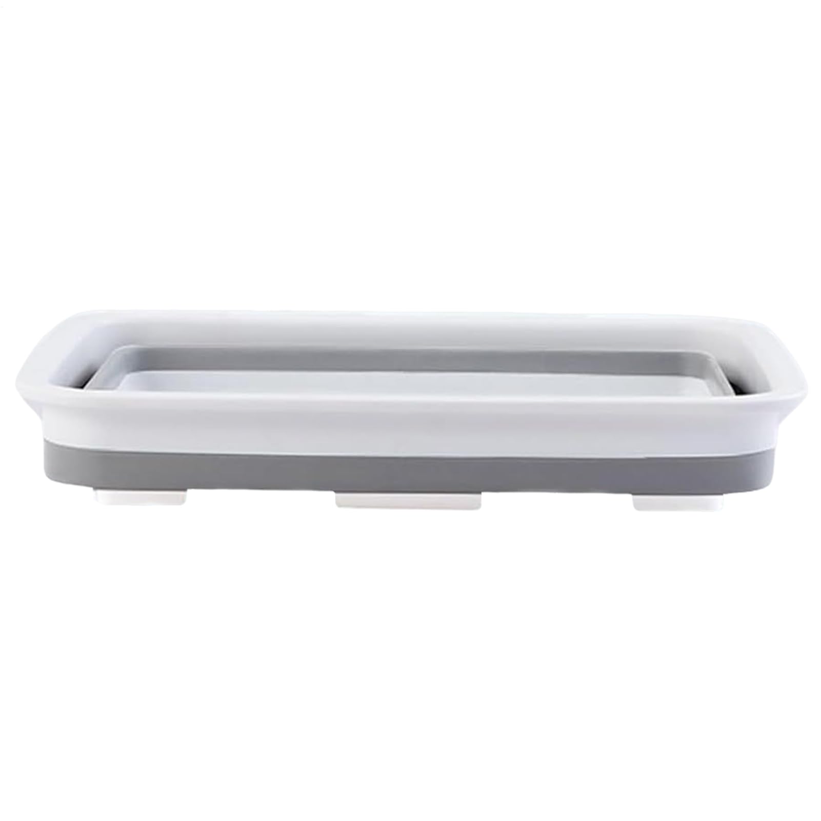 Lavabo plegable de limpieza de pies con base antideslizante para jardín