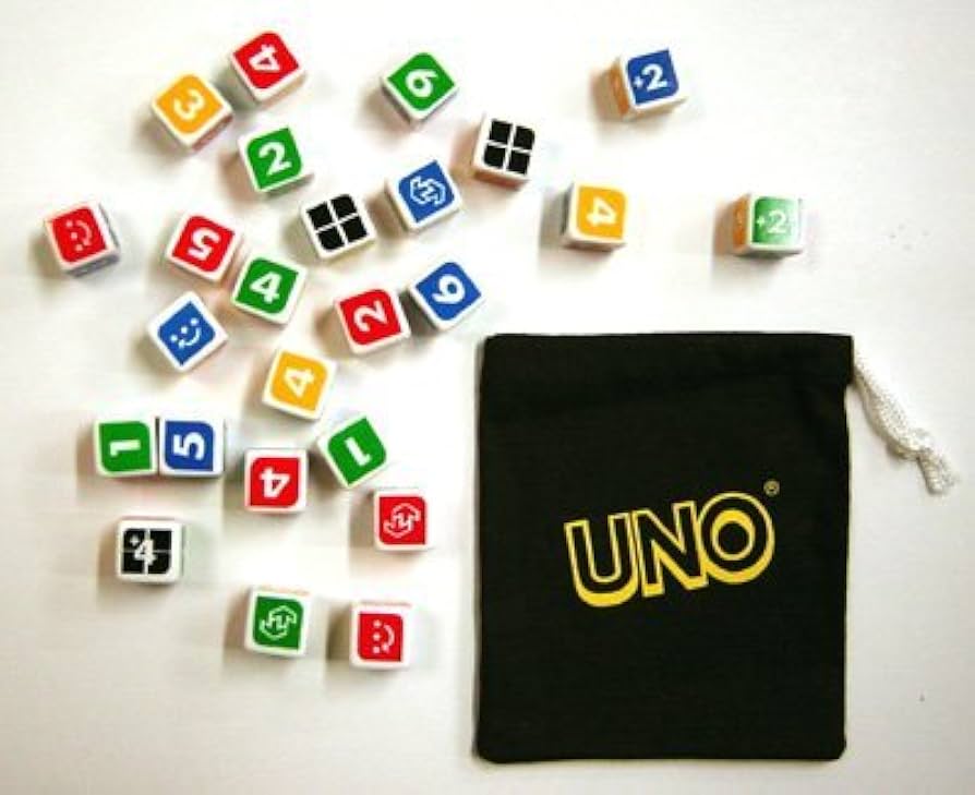 Amazon.co.jp: UNO DICE(ウノダイス) UNOオリジナルポーチ付き