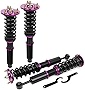 Coilover Struts Spring Shocks Adjustable Height Coilovers Suspension Struts Coil Spring Shocks and Struts Set Kits ECCPP Fit for 01-03 for Acura CL /99-03 for Acura TL /98-02 for Honda Accord - Purple