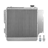BDFHYK 3ROW-44MM CU2101 Aluminum Radiator Compatible with Jeep TJ 1997-2006 L4 2.4L/L4 2.5L/L6 4.0L,1987-2006 Wrangler L4 2.4L/L4 2.5L/L6 4.0L/L6 4.2L