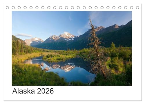 Alaska 2026 (Desk Calendar 2026 DIN A5 Landscape), CALVENDO Monthly Calendar: Monthly Calendar with Pictures from Alaska