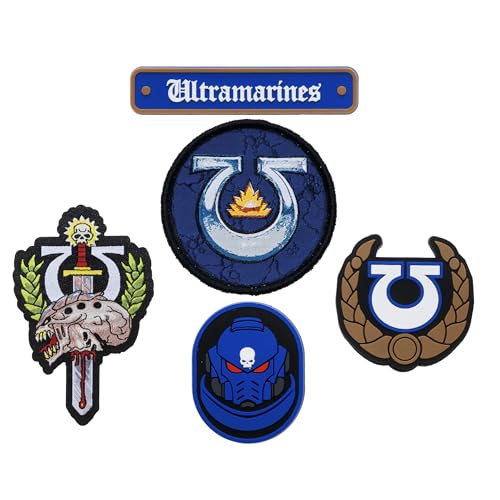 Starforged Warhammer 40K Ultramarines Set Defenders of Terra Honor Patch Collection Accessoires Cadeau Homme