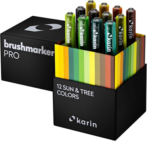 Karin Marqueur pinceau Pro Sun & Tree Colors Case
