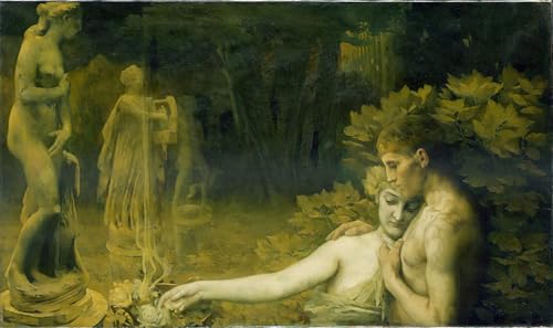 Tableaux Toile János Vaszary l'âge d'or impression HD lin 60x90cm