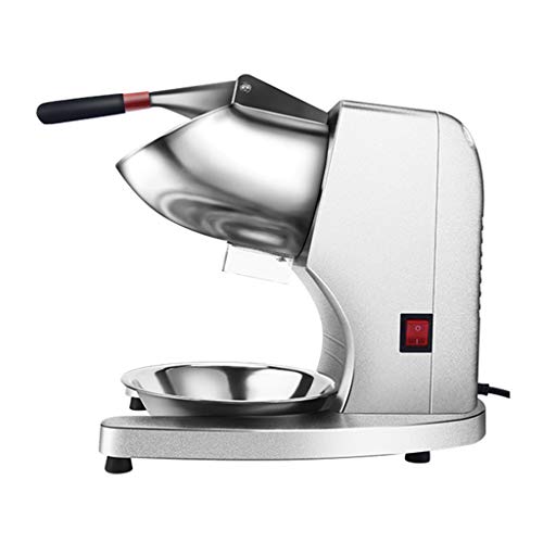 Elektrorasierer 300w 2000r / Min mit Klinge aus rostfreiem Stahl, Hersteller von rasierten Eistüten, geeignet für Haushalt und Gewerbe (Silber, 95 kg/h) Cover