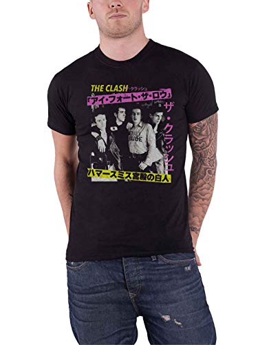 Amazon.com: The Clash T Shirt London Calling Japan Photo Band Logo