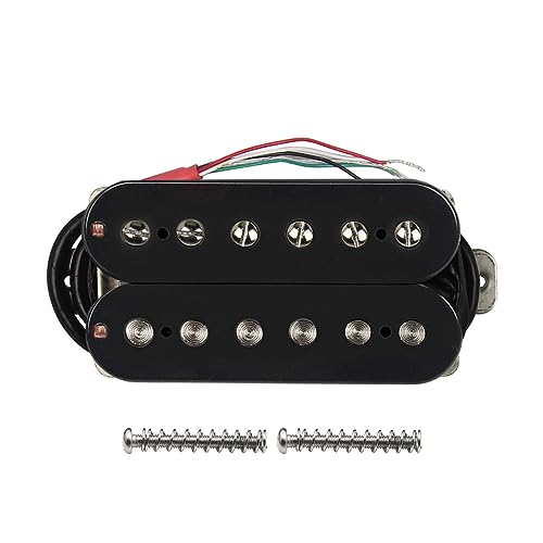 Image of FLEOR Electric Guitar Humbucker Pickups Neck Alnico 5 Pickup Black