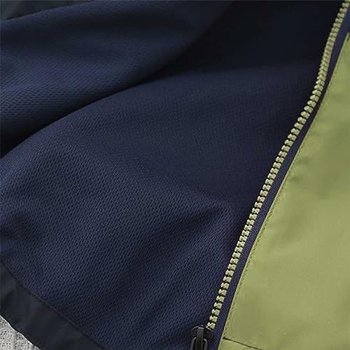 sfdgfhyf Kids Autumn Winter Outwear Boys' Spliced Hardshell Zipper Breathable Outdoor Children's Coat For 3 To 9 Years2