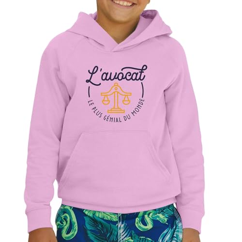 Sweat capuche enfant l'avocat le plus génial du monde en textile premium durable - 2