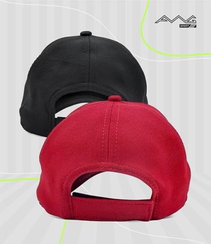 Image of AWG ALL WEATHER GEAR Baseball Cap for Men | UPF 50+ Sun Protection, Moisture-Wicking Sweat Band | Gym, Cricket, Golf Free Size for Teens, Men & Women