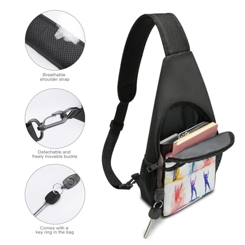 Mochila Deportiva Tipo Sling para Hombro y Pecho miniatura 4