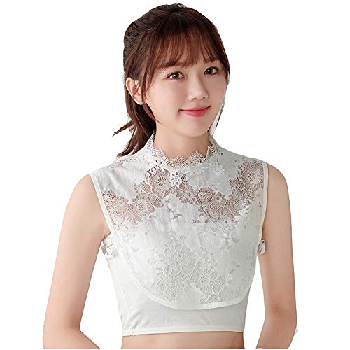 Fake Collar Detachable Dickey Collar Blouse Half Shirts Lace False Collars for Women Girls