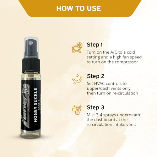 Lane's Premium Car Air Fresheners - Honeysuckle Scent Water Based - 1oz Eliminate Bad Odors of Pet & Food From Car Interior Leather, Carpet, Upholstery Great For Cars, Trucks, SUVs, RVs & More - Image 5