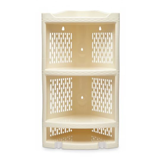 ANKUR Kona Rack Plastic Wall Shelf Ivory-image-3