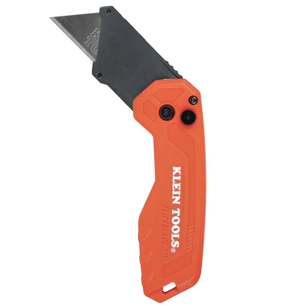Klein Tools 44307 FLICKBLADE Folding Utility Knife, Subcompact