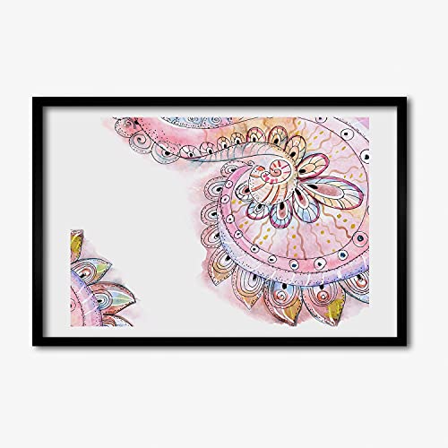 Décoratif tableau photo affiche Tulup 60x40 cadre bois moderne