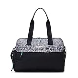 Vooray Trainer Duffel - 42 cm - 25L - Bolsa de Deporte con Bolsillo para Zapatos y Bolsillo para Ropa Seca (Leopard)