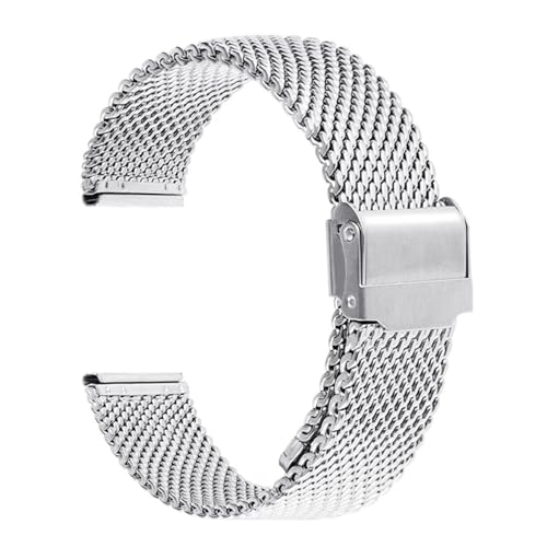 Bracelets de 18mm 20mm 22mm 24mm en maille milanaise pour montre intelligente