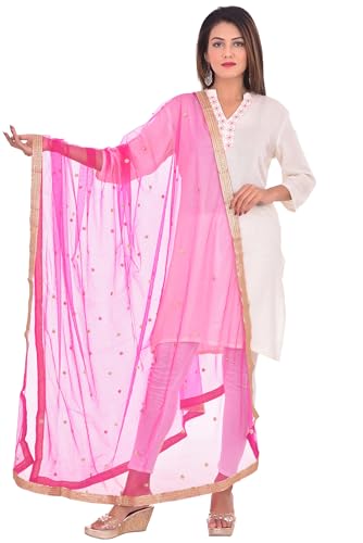 Image of YOUTHQUAKE Women's Embroidered Net Dupatta