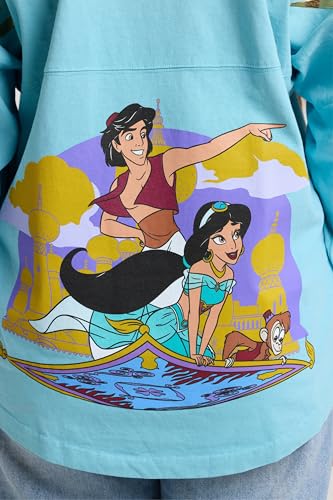 Image of Disney's Rapunzel, Tangled Oversized Cotton Long Sleeve Pink Shirt by Spirit Jersey