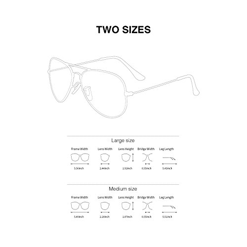 Image of grey jack Polarized Aviator Sunglasses lightweight Stylish Glasses for Men Women UV Protection S110102
