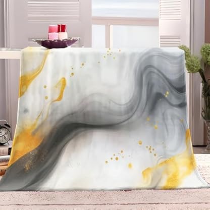 XCQHZYQ Kuscheldecke für Kinder Grauer Abstrakter Marmor 130x150 cm Decke Fleecedecke Sofadecke Kinderdecke, Superweiche Flanell Wohndecke Geschenke für Jungen Mädchen – Bild 3