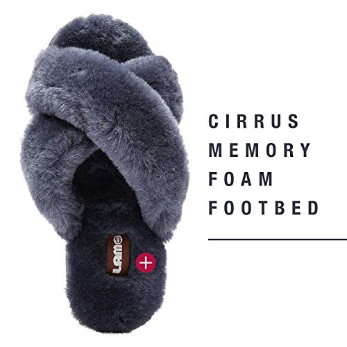 Lamo Serenity Women's Slipper - Charcoal, M4