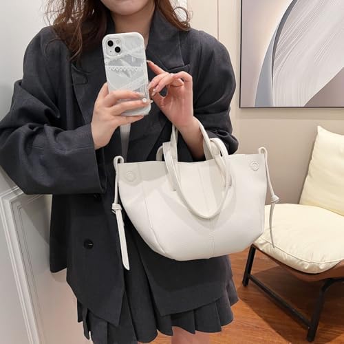 Bolso Satchel Grande para Mujer en Cuero PU miniatura 4