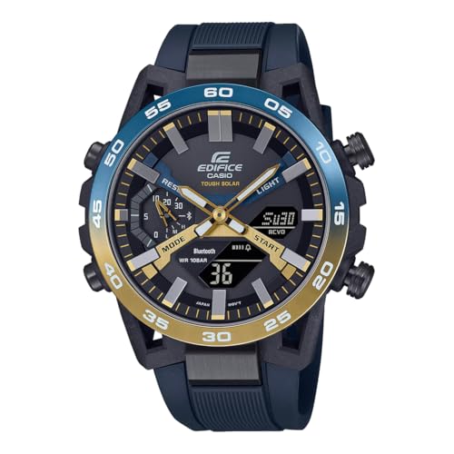 Casio Edifice ECB-2000NP-1ADF Black Dial Men Watch Blue Resin Strap - Image 2