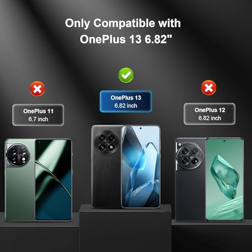 Image of Screen Protector for OnePlus 13 (1 Pack) | HD Clear Hydrogel TPU Film | Full Coverage Screen Guard | Fingerprint Unlock Support | Self-Healing | Anti-Scratch | Bubble-Free | Case Friendly