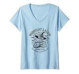 Photo Gallery donna midnight salem book club witchy reads maglietta con collo a v Photo Gallery donna midnight salem book club witchy reads maglietta con collo a v