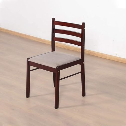 Image of MAMTA DECORATION Solid Sheesham Wood 4 Seater Dining Table Set | Four Seater Dinner Table with 4 Cushions Chairs | Dinning Table Set 4 Seater for Living Room, Hotels & Restaurant| (Walnut Finish)