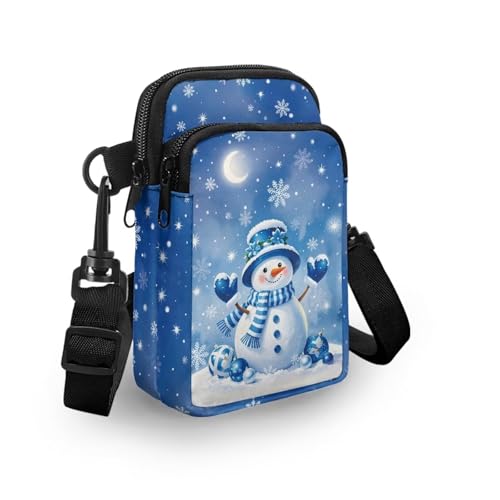 Image of Hawaiian Tribal Small Crossbody Bags for Women Cell Phone Bag Purse, Sea Turtle Zipper Sling Purses Shoulder Bag