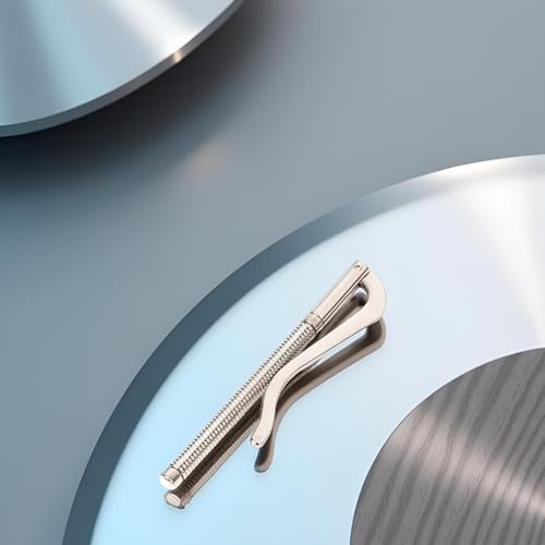 Silver Metal Bifold Money Clip Bar Wallet Replace Parts Spring Clamp Cash Holder Wallet Clip Men's Money Clips, Wallets, Card Cases and Money Organizers2