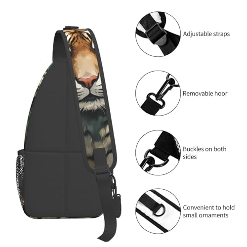 Mochila bandolera unisex ligera para viajes y exterior miniatura 5