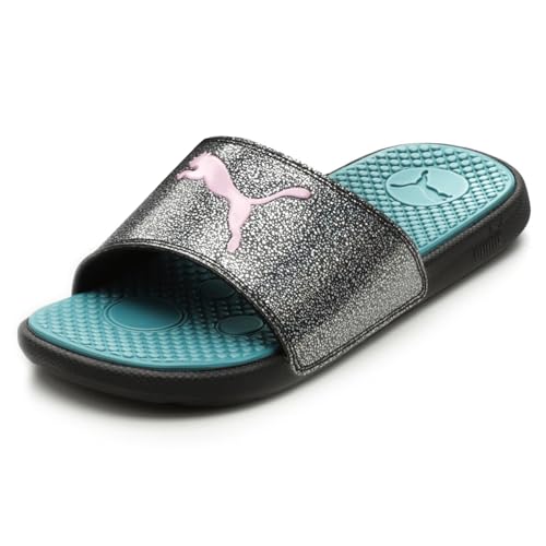 PUMA Kids Girls Cool Cat Aurora Slide Casual Sandals Casual - Black2