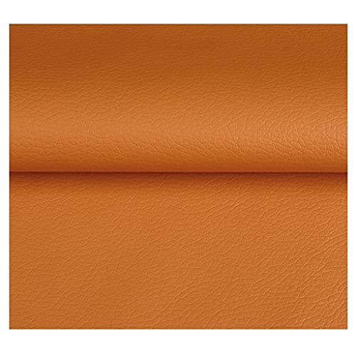 Tissu en cuir synthétique ameublement orange pour relooker votre salon et vos intérieurs