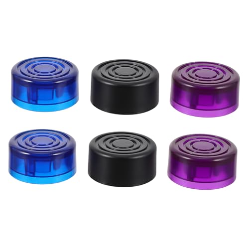 VANZACK 6 piezas Capuchones para Pedal de Guitarra Eléctricos Práctico de Negro Azul y Accesorios...