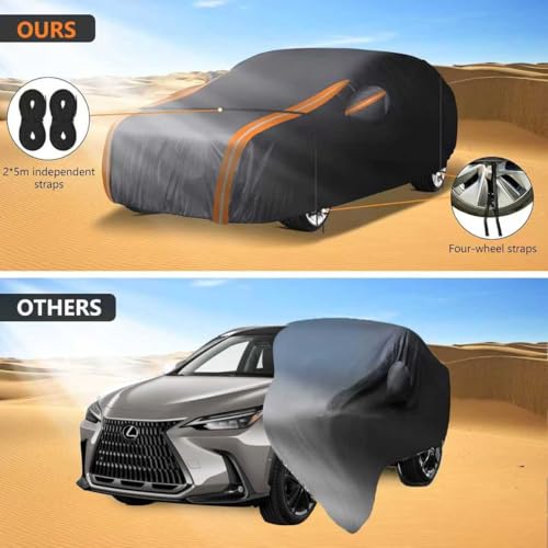 Image of 8 Layers Car Cover Custom Fit Lexus NX 250 300 350 400 450, Nissan Rogue 2008-2026, Mazda CX-50, Waterproof All Weather for Automobiles, Outdoor Full SUV Car Cover Rain Sun UV Protection