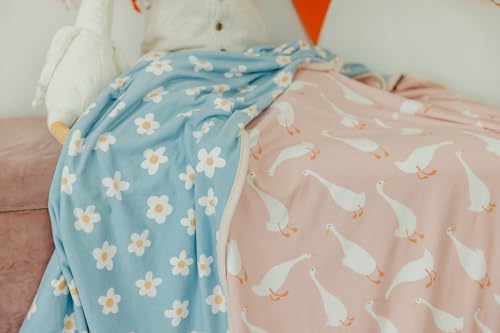 Image of Copper Pearl Jumbo 3-Layer Baby Blanket: Soft Baby Quilts for Boys and Girls | Breathable, Cozy, Toddler Blanket | Baby Quilt for Newborns | 46x46 Premium Polyester /Rayon | Goosie