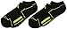 adidas Boy's Climacool II No Show Sock, Black/Solar Slime/Mid Grey, Medium/13-4