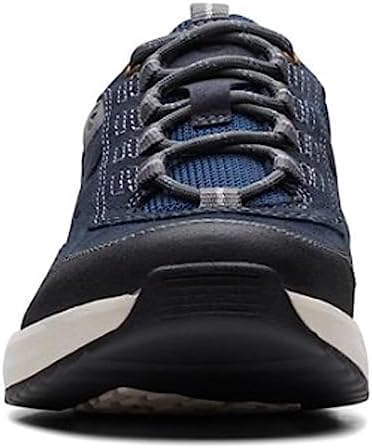 Clarks Men's Wellmantrailap Oxford, Navy Leather, 10 | Image 2