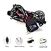SKYWORLD Kit cablaggio cablaggio 1 cavo 10 piedi per barra luminosa a LED da lavoro 14 V cablaggio Kit interruttore cablaggio relè on-off per fuoristrada ATV UTV